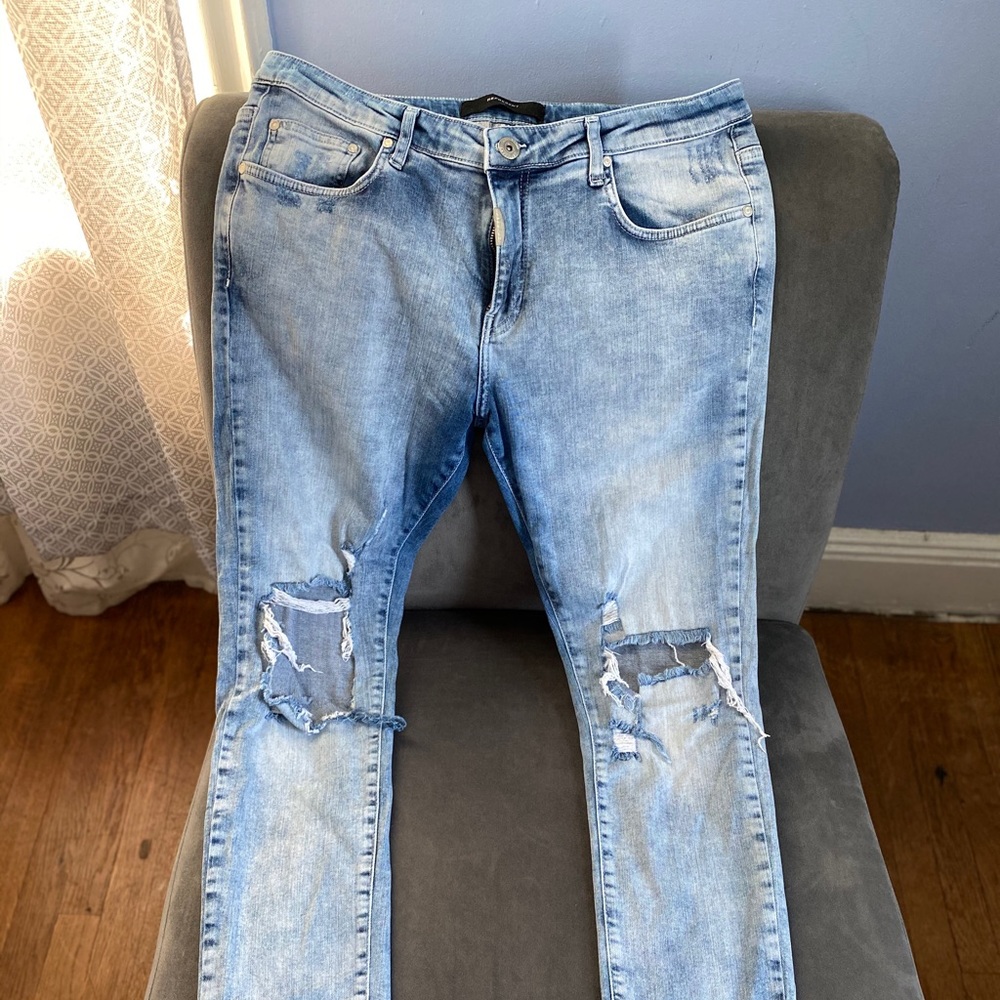 Represent Denim Cutout Jeans